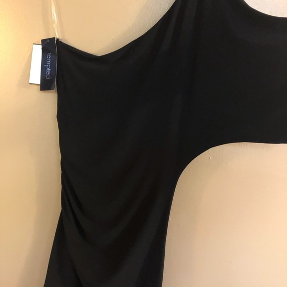 One Shoulder Dress NWT by tempted - Picture 5 of 8